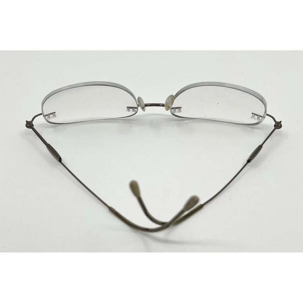Silhouette Eyeglasses Unisex Brown Rimless Titanium Frame 44153 Medium